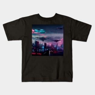 Cyberpunk to Space Kids T-Shirt